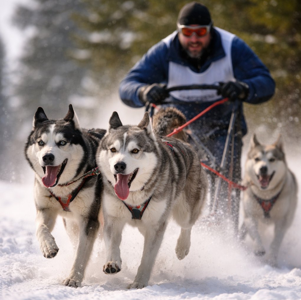 Revivez l&rsquo;intensité des courses de chiens de traîneau