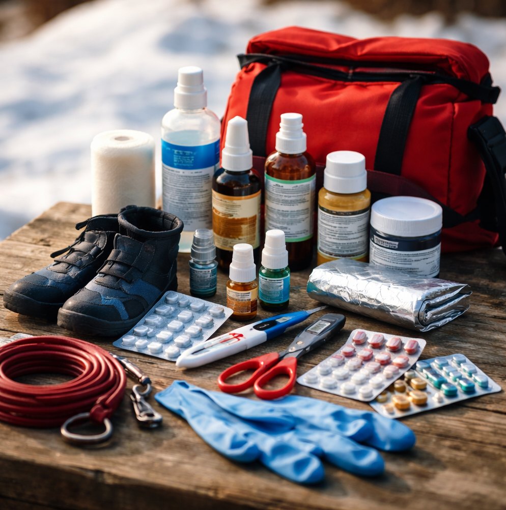 10 fournitures médicales essentielles pour les chiens de traîneau